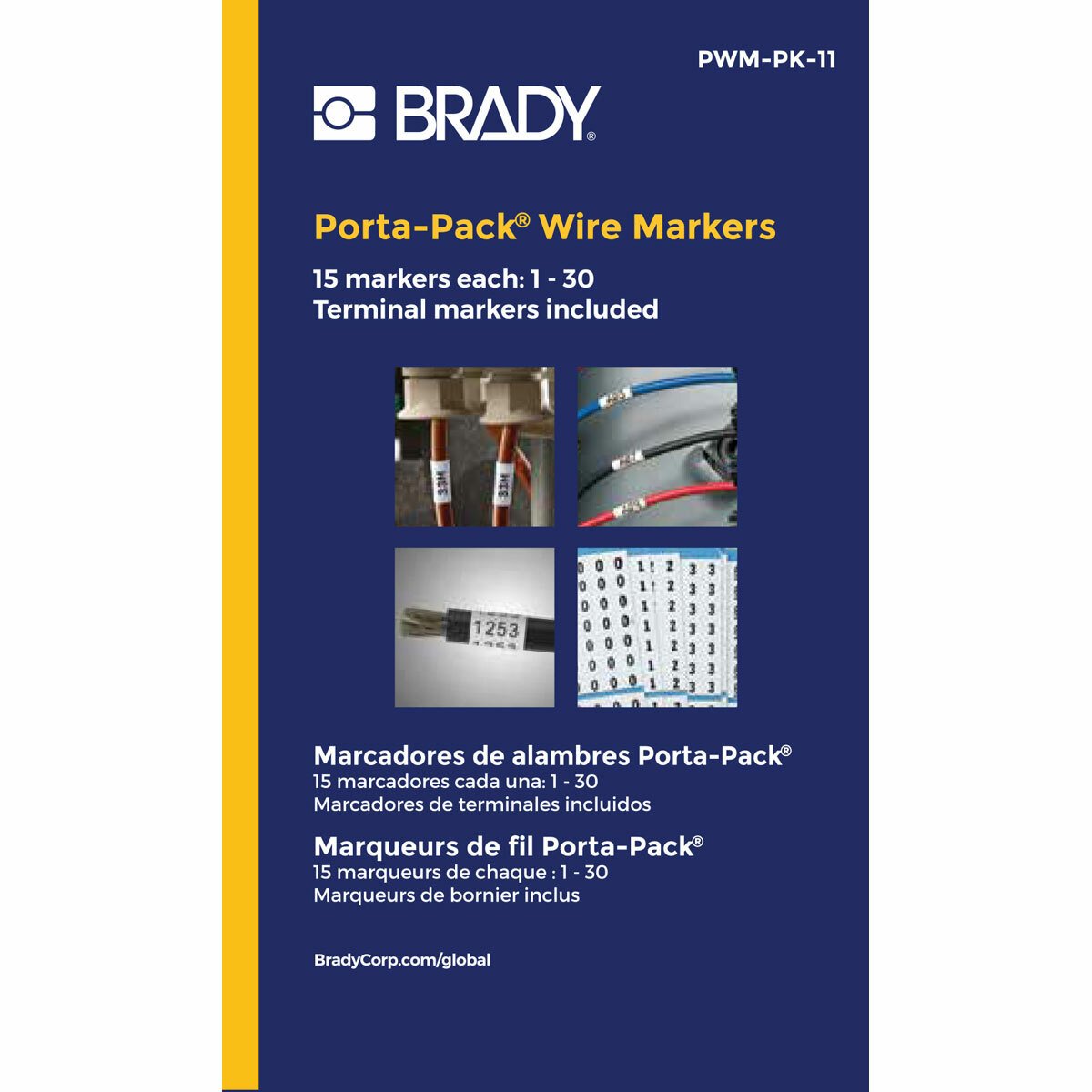 BRADY PWM-PK-11 AIR CLEANER REPLACEMENT PARTS