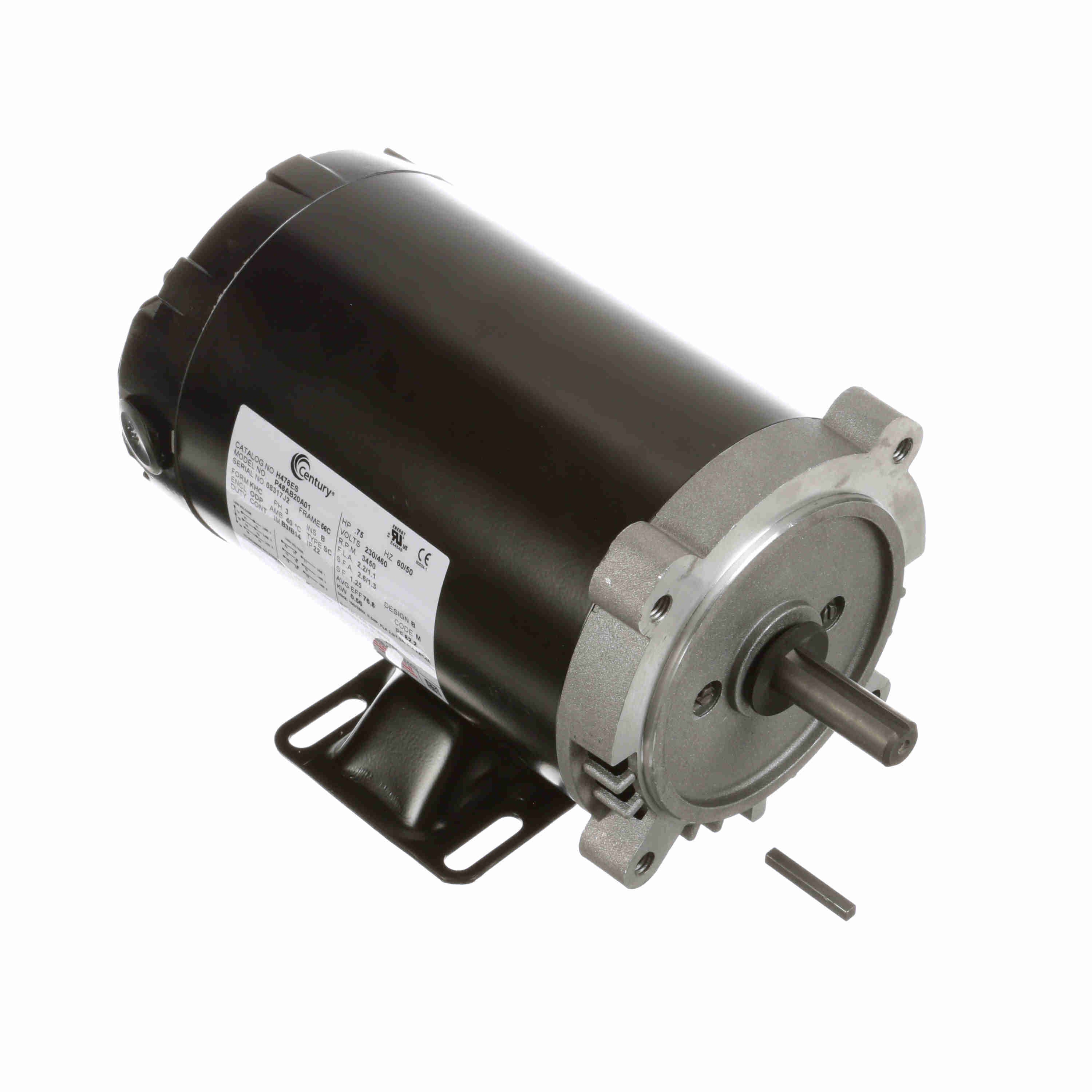 CENTURY MOTORS UH476ES GENERAL PURPOSE MOTORS