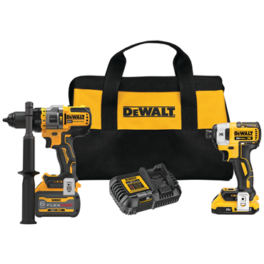 DeWalt DCK2100D1T1 Premium 2-Kit Hammer Drill and Impact