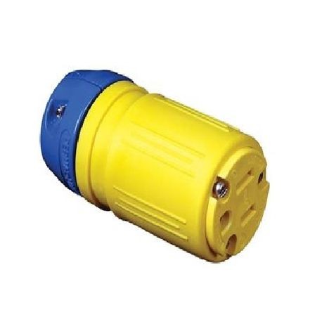 Ericson 1614-C Perma-Grip Perma-Link Perma-Tite 2 1-Phase Grounding Straight Blade Connector 250 VAC 15 A