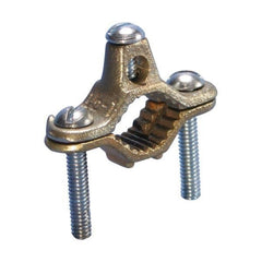 Erico CWP1J Silicon Bronze Water/Gas Pipe Ground Clamp 1/2 - 1-Inch Pipe 10-AWG Solid - 2-AWG Stranded