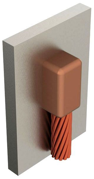 Erico VBC2Q Cable to Vertical Surface Mold