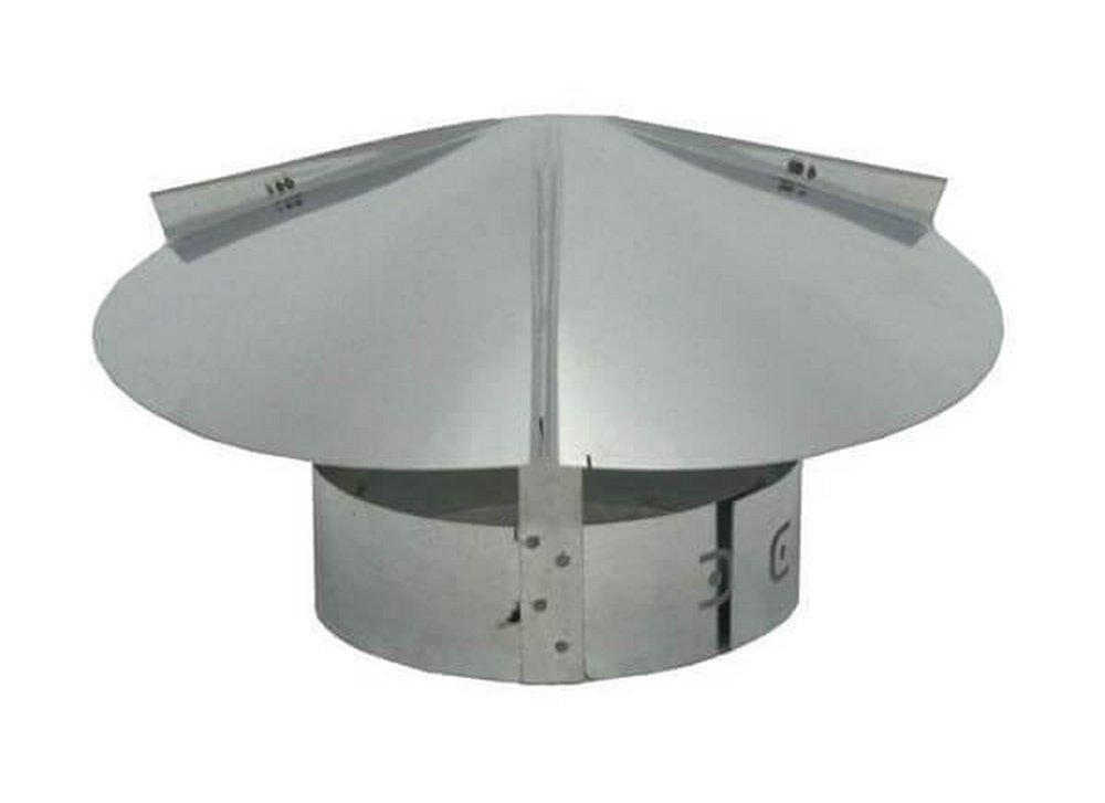 FAMCO CT8 8 in. 28 ga Galvanized Round Cone Top Chimney Cap
