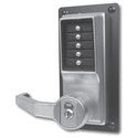 KABA LRP1010-26D-41 Mechanical Pushbutton Lock Heavy Duty Right Hand Combination Entry Satin Chrome with Lever