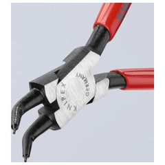 KNIPEX 4431J02SBA Internal 45 Angled Snap Ring Pliers-Forged Tips 5-1/2 in. Plastic Coating 1/32 in. Tips