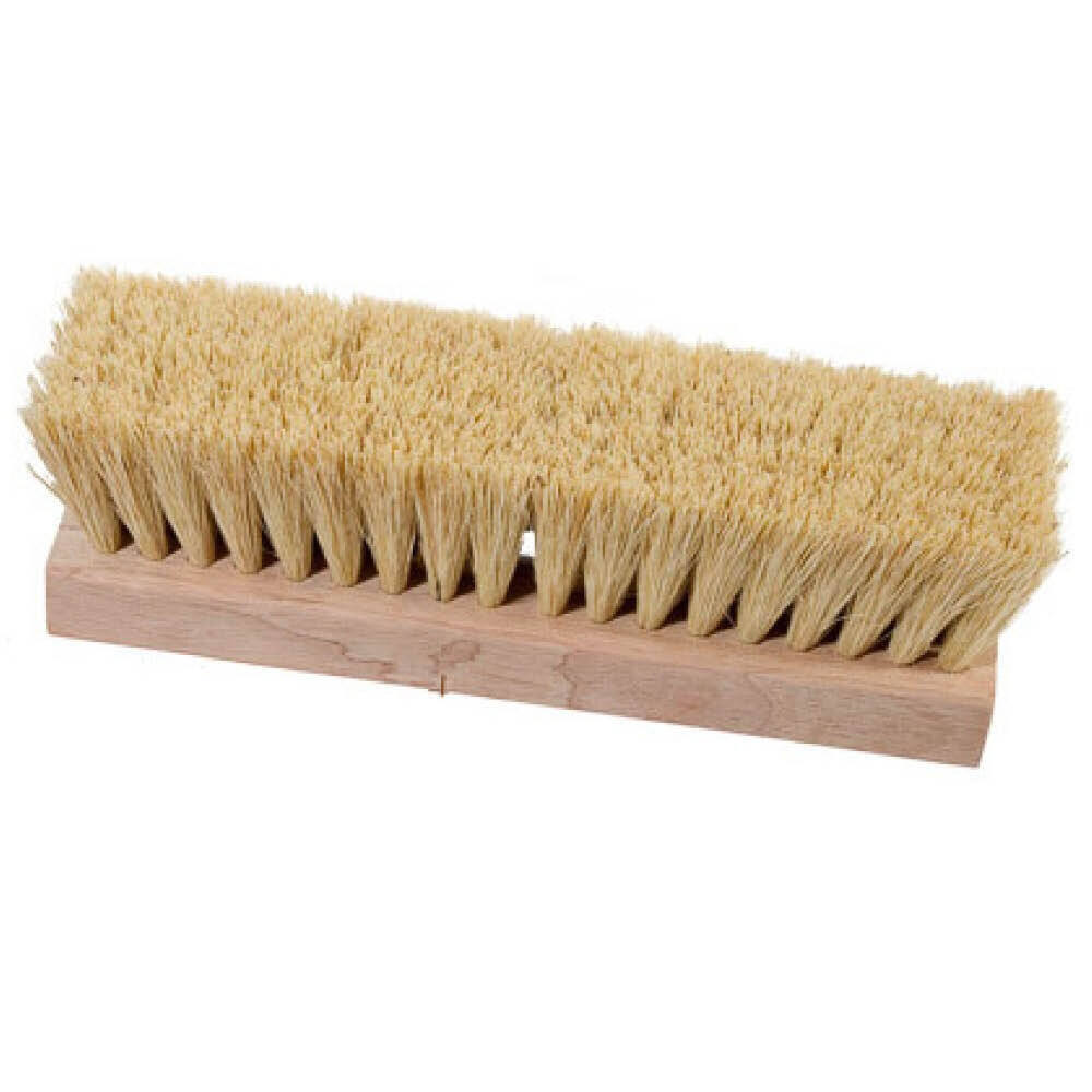 Magnolia Brush 210 Deck Brush, White Tampico, 10 Block