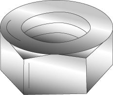 Minerallac 40120J CULLY 10-32 HEX NUT ZP