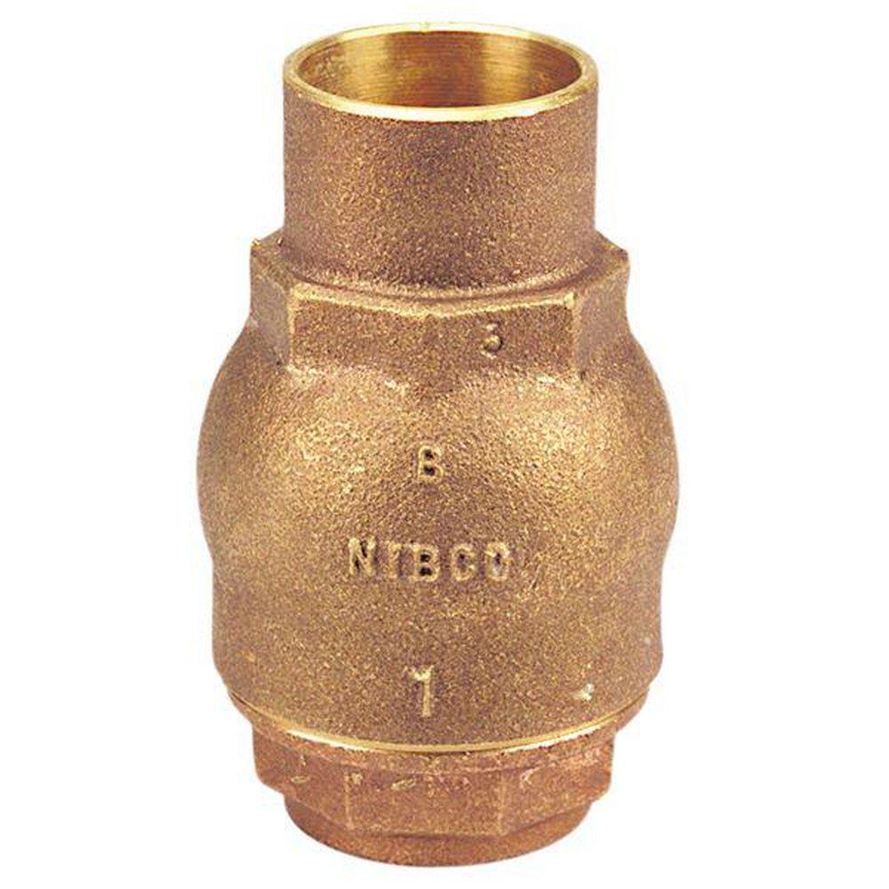 NIBCO NJ7Q00A S-480-Y 1 in Bronze Solder Check Valve