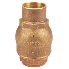 NIBCO NJ7Q00A S-480-Y 1 in Bronze Solder Check Valve