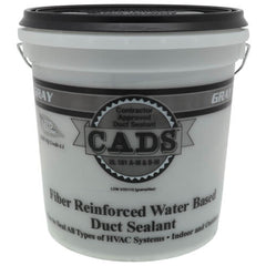 Polymer Adhesives CADS-1 Gray CADS Fiber Reinforced Water-Based Duct Sealant 1 Gallon Pail