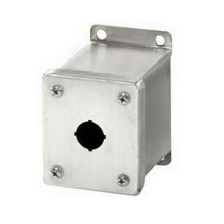 Rittal 8017664 Miniature Pushbutton Enclosure, 3.2 in L x 2.7 in W x 3-1/2 in D, NEMA 12/13