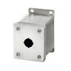 Rittal 8017664 Miniature Pushbutton Enclosure, 3.2 in L x 2.7 in W x 3-1/2 in D, NEMA 12/13
