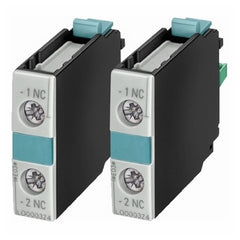 Siemens 3RH1921-1CA10 230 Volt 6 Amp 1-Pole 1NO Screw Terminal Contactor Auxiliary Switch Block