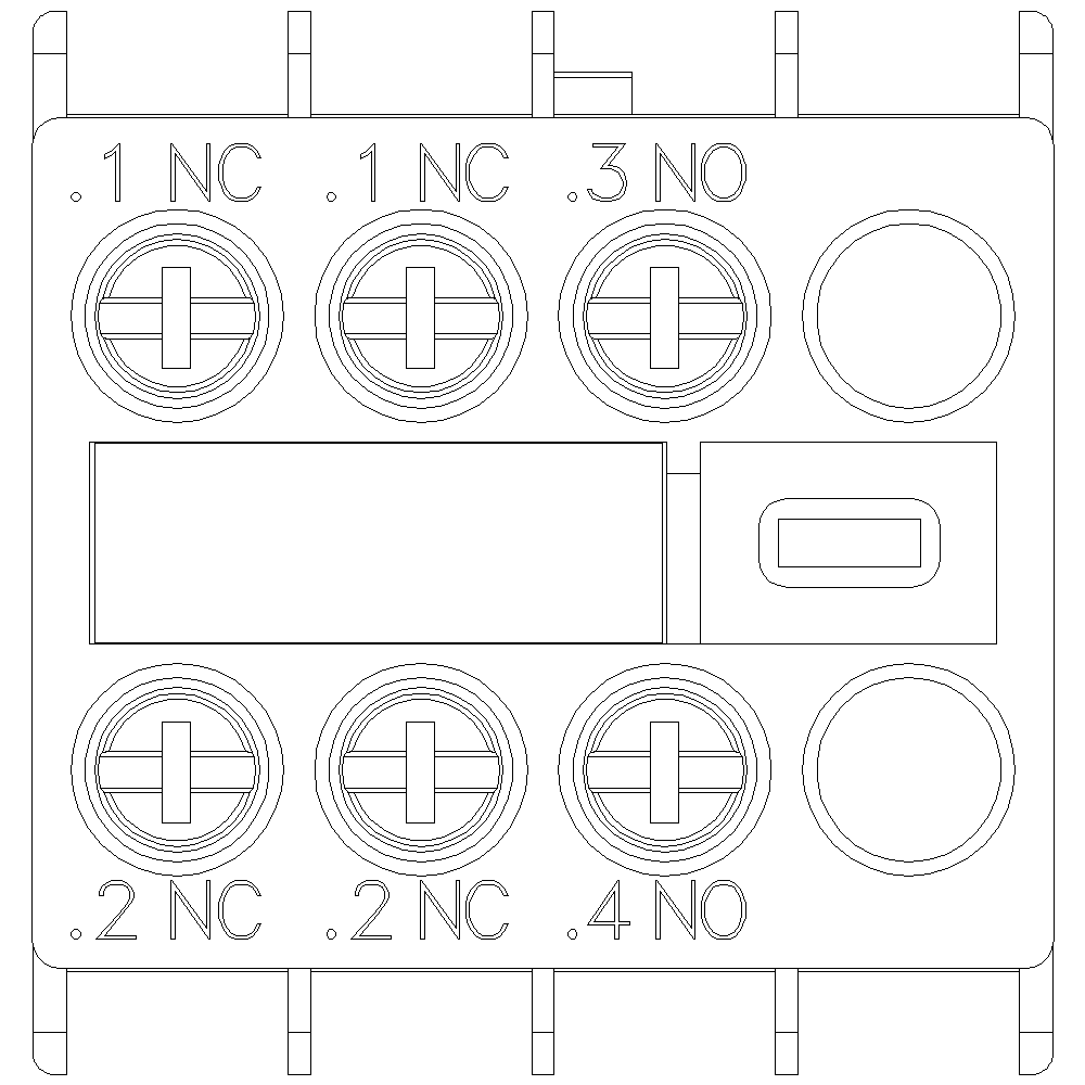 SIEMENS 3RH29111HA12 AUXILIARY SWITCHES