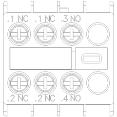SIEMENS 3RH29111HA12 AUXILIARY SWITCHES