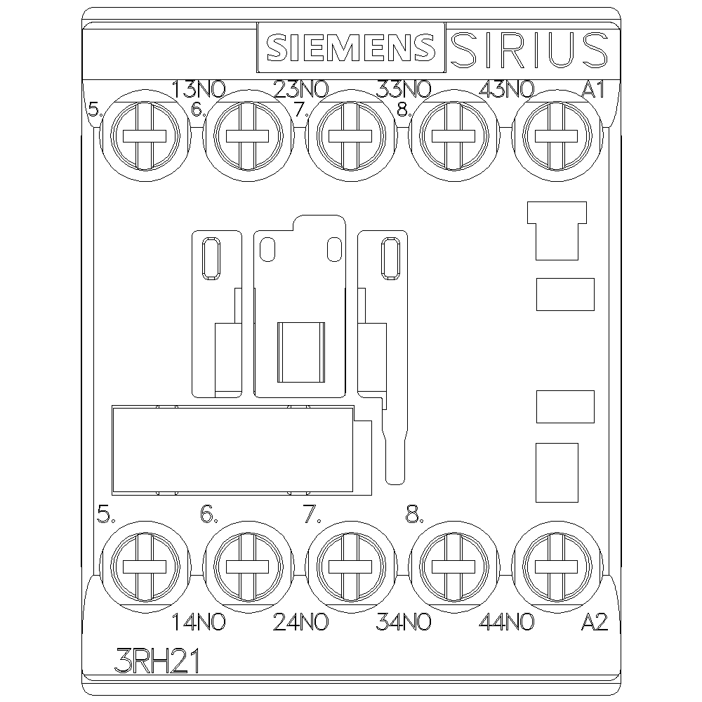 SIEMENS 3RH21401AK60 CONTACTORS