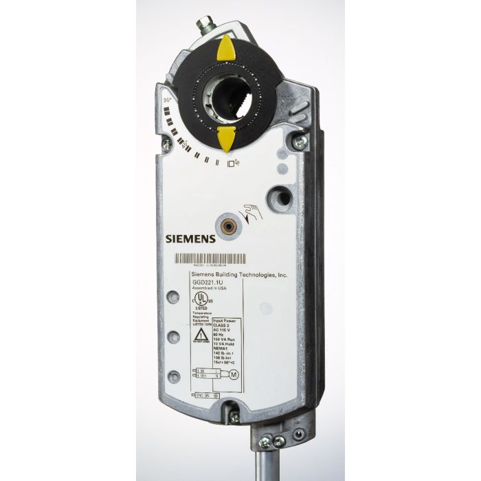 SIEMENS GGD121.1U ACTUATORS
