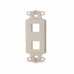 Signamax DA-2-WH 2-Port Decora Style Keystone Adapter, White