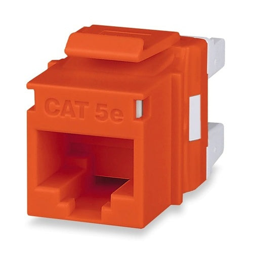 Signamax KJ458MT-C5E-OR CAT5e MT-Series Unscreened Keystone Jack, Orange