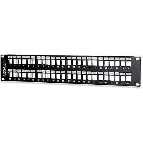 Signamax 48U-HDMMP 1U 48-Port Field-Configurable Patch Panel