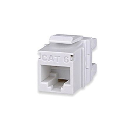 Signamax KJ458MT-C6C Keystone Jack, CAT6 Keystone RJ-45/110 Jack, Ivory