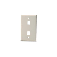 Signamax SKF-2-WH 2-Port Single-Gang Keystone Faceplate, White