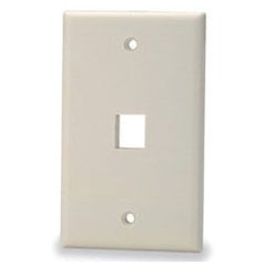 Signamax SKF-1-WH 1-Port Single-Gang Keystone Faceplate, White