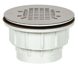 Tomahawk 825-27P Shower Module Drain 2-Piece Receptor Base Round