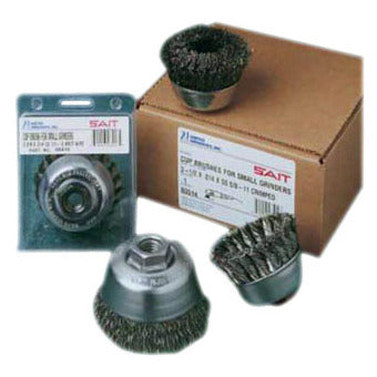 UNITED ABRASIVES SAIT 6551 WIRE WHEELS & CUP BRUSHES