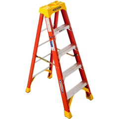 Werner Co. 6205 5 ft Type IA Fiberglass Stepladder 300 lb Load Capacity