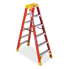 WERNER T6206 T6200 Type IA Step Ladder 6 ft H 300 lb Load