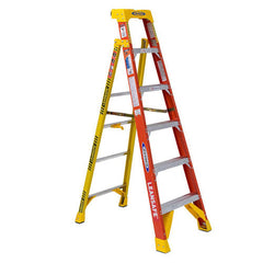 Werner L6206 6ft Type IA Fiberglass Leaning Ladder 300 lb Load Capacity