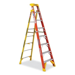 Werner L6208 8ft Type IA Fiberglass Leaning Ladder 300 lb Load Capacity