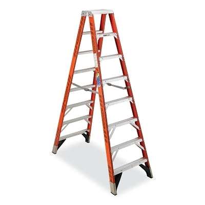 WERNER T7408 Step Ladder 375 lb Load Capacity 8 ft Ladder Type IAA