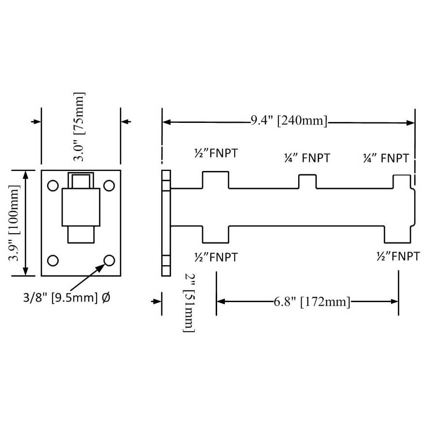 Axiom HN-1 Expansion Tank Bracket