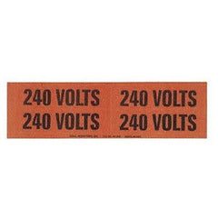 Ideal Industries 44-358 Voltage & Conduit Marker Card 240V 1-1/8 in x 4-1/2 in