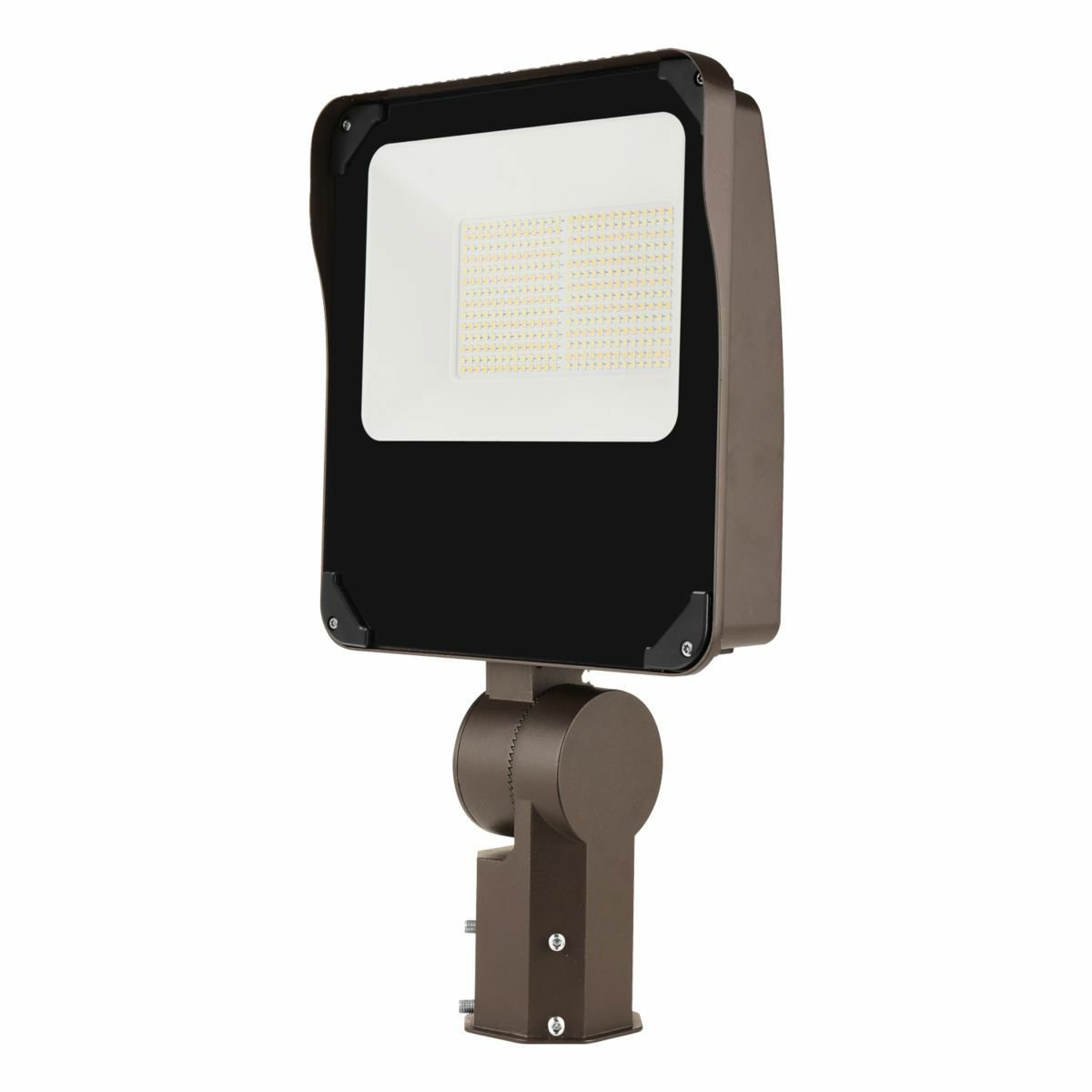 Lumark LSF120-SF-PC LED Floodlight Fixture, 120/347V, Selectable CCT, Selectable Lumen, Slipfitter Mount, Bronze