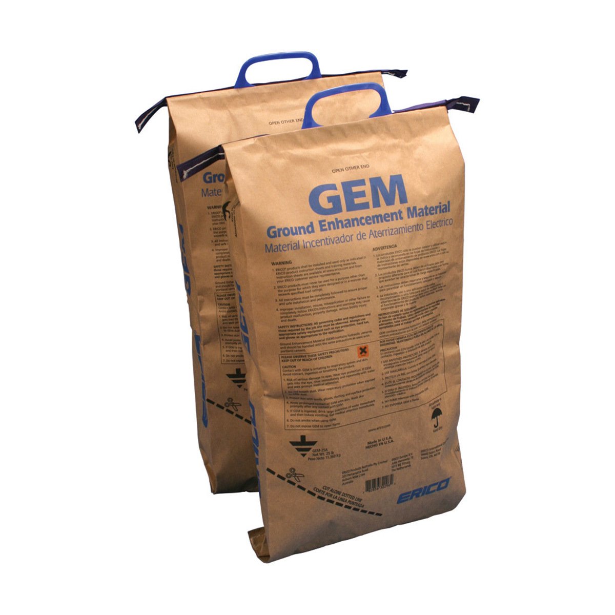 nVent ERICO GEM25A GEM Ground Enhancement Material 25 lb Bag with Handles