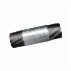 Ward Mfg 0203040 Pipe Nipple, 3/8 in Nominal, 4 in L, Steel, Galvanized, SCH 40/STD, Welded, Domestic