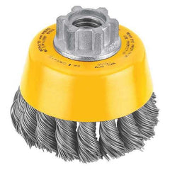 DeWalt DW4910S HP Stainless Knotted Cup Brush