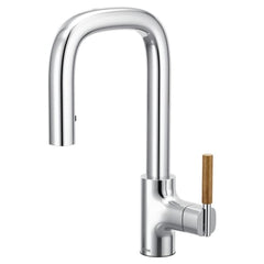 Moen S64001 Tenon Chrome one-handle pulldown bar faucet