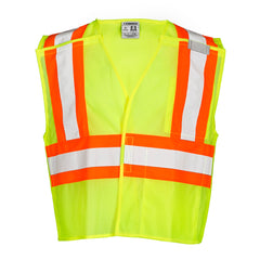 Kishigo 1174L L Lime Contrasting Mesh Breakaway Vest