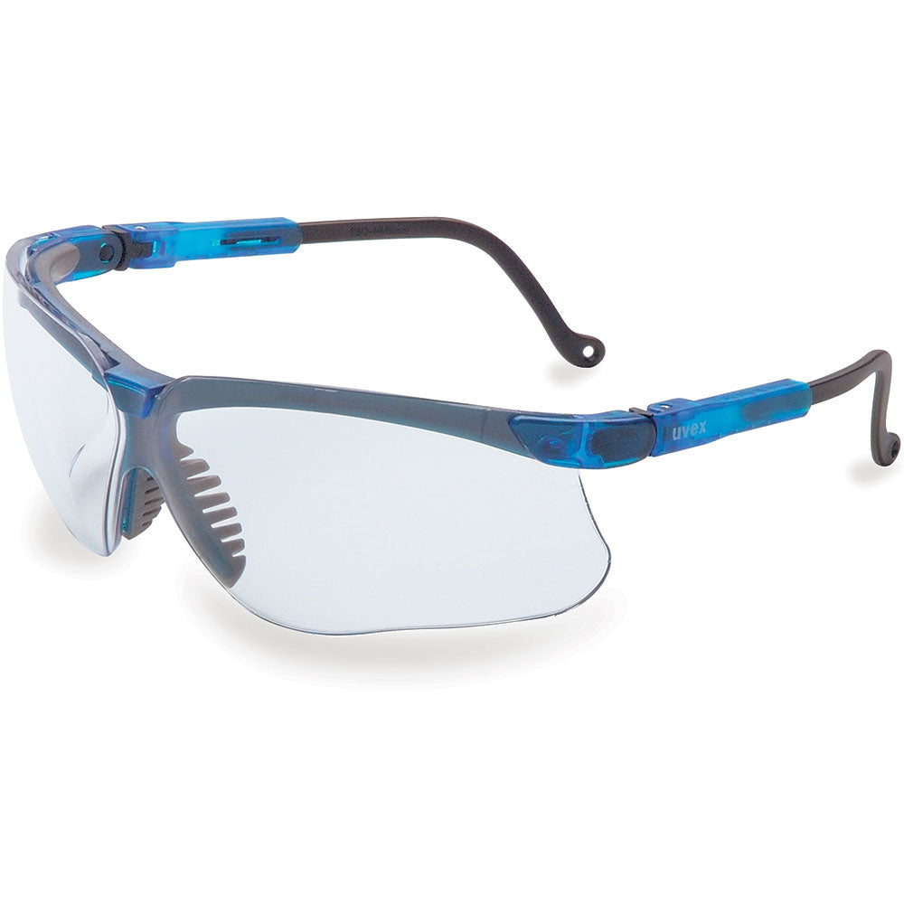 Honeywell S3240 Genesis Eyewear Clear Lens Polycarbonate Ultra-dura Blue Vapor Frame