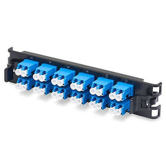 Belden FFSX06LD FiberExpress ECX 6-Port Frame Singlemode LC Duplex Patch Panel, OS2, Blue