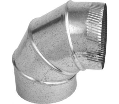 Gray Metal South 6-24-302 6 in 24 ga 90 Degree Duct Elbow G624302