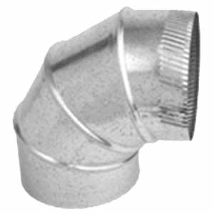 Gray Metal South 14-26-302 14 In. 26 Ga 90 Degree Duct Elbow