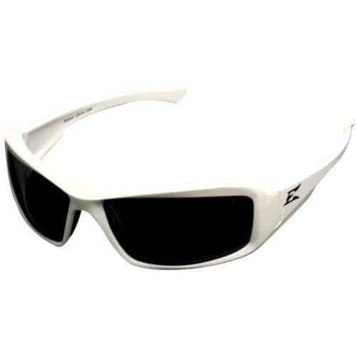 Edge Eyewear TXB246 Brazeau Torque Smoke Lens Polarized White Frame Safety Glasses