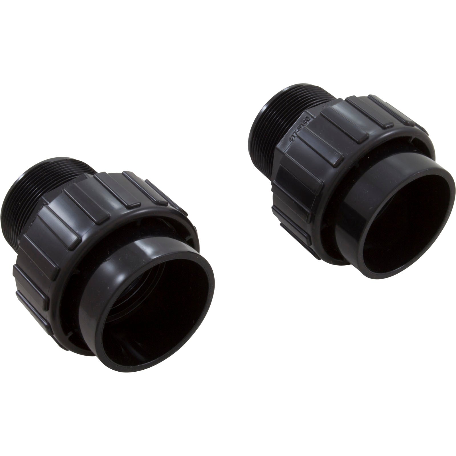 WATERWAY PLASTICS Waterway Plastics 400-9631-2B Union Ww Champion 2Mbt X 2S Black Qty 2