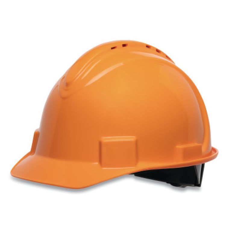 Honeywell NSB11003 Short Brim Hard Hat Vented Orange