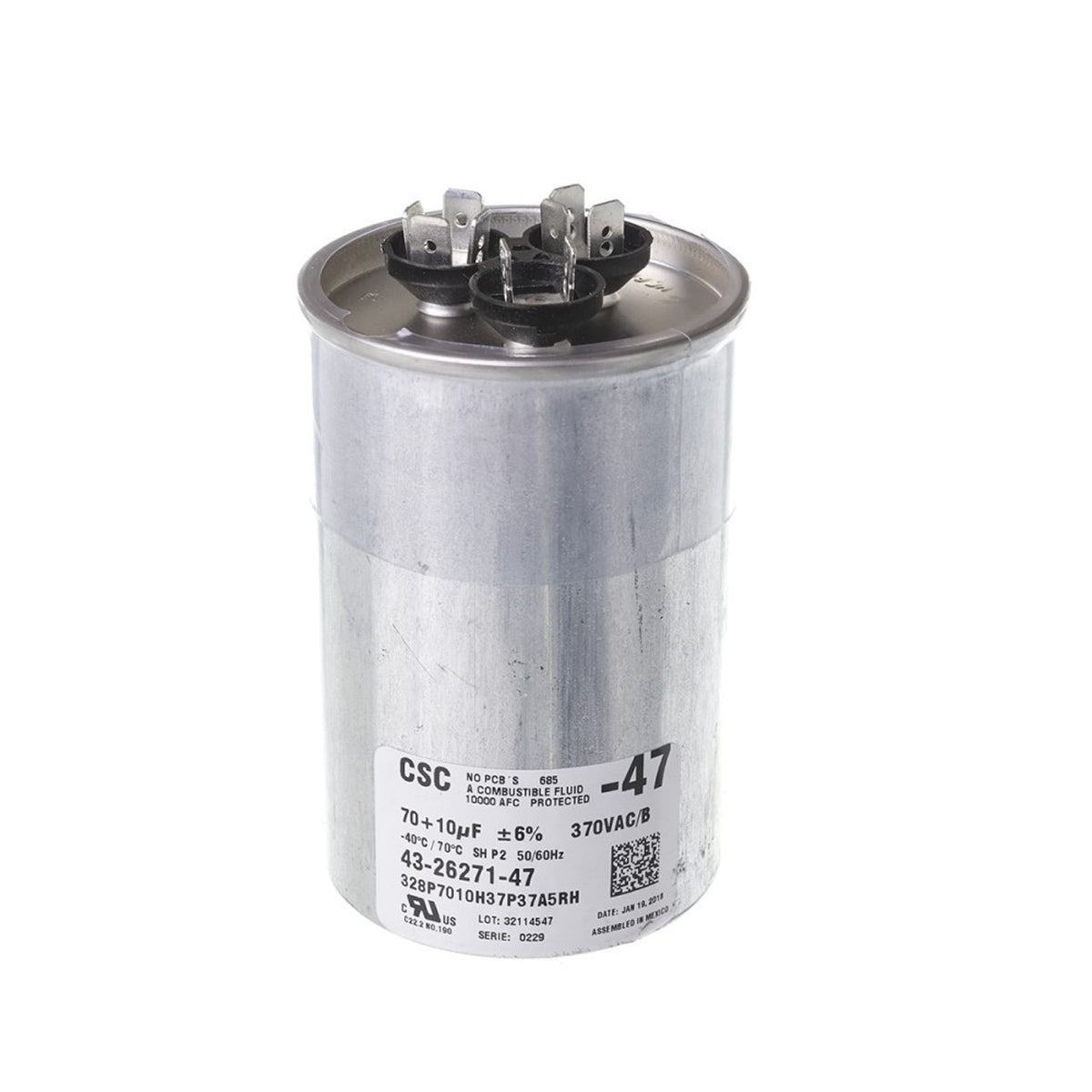 RHEEM 43-26261-47 CAPACITORS
